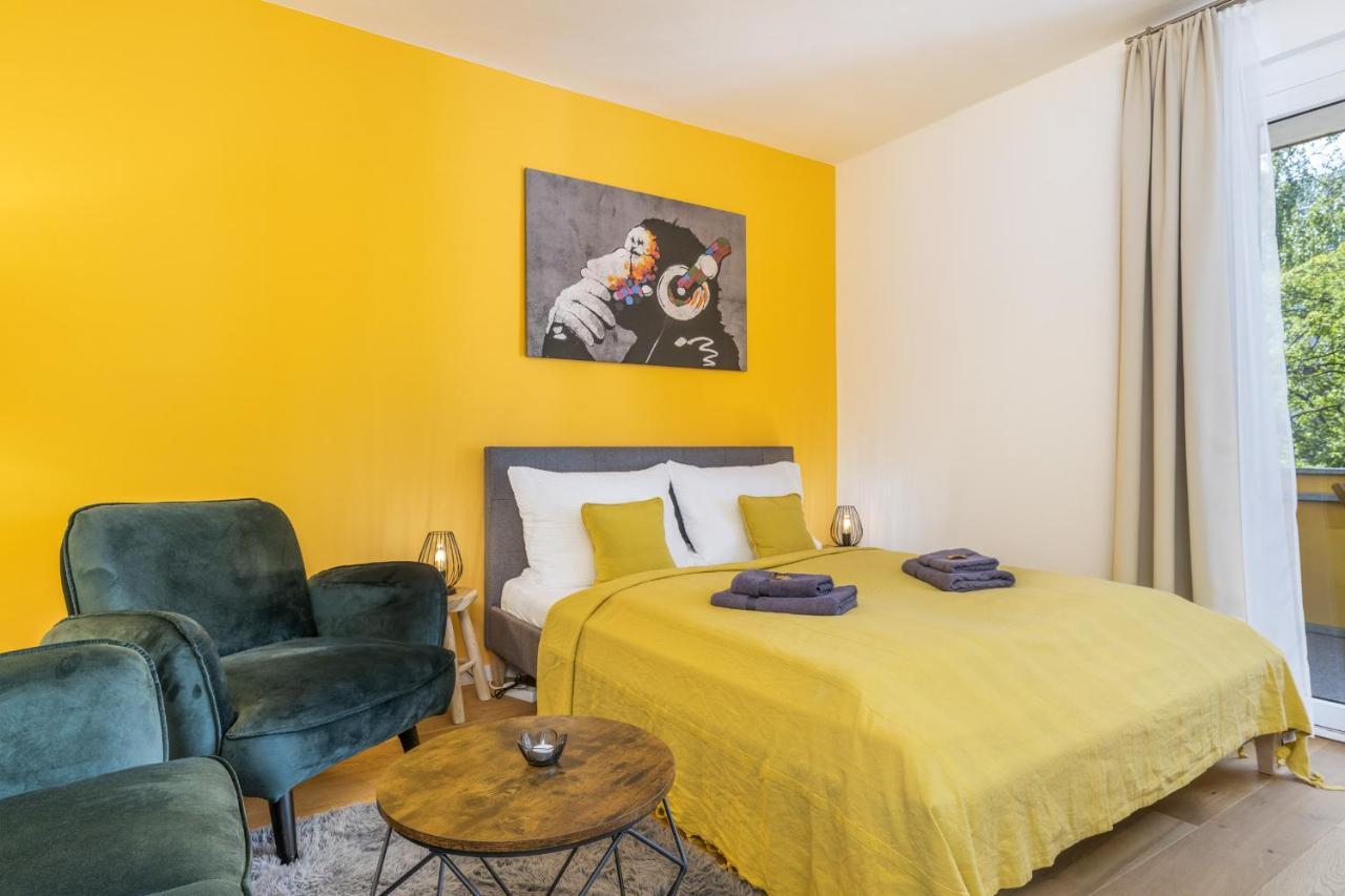 Free Living - Jungle Design Apartments, Zentrum, Parkplatz, Kueche, Wlan Wolfsburg Buitenkant foto