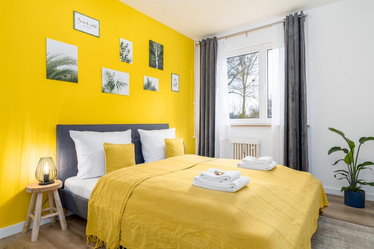 Free Living - Jungle Design Apartments, Zentrum, Parkplatz, Kueche, Wlan Wolfsburg Buitenkant foto